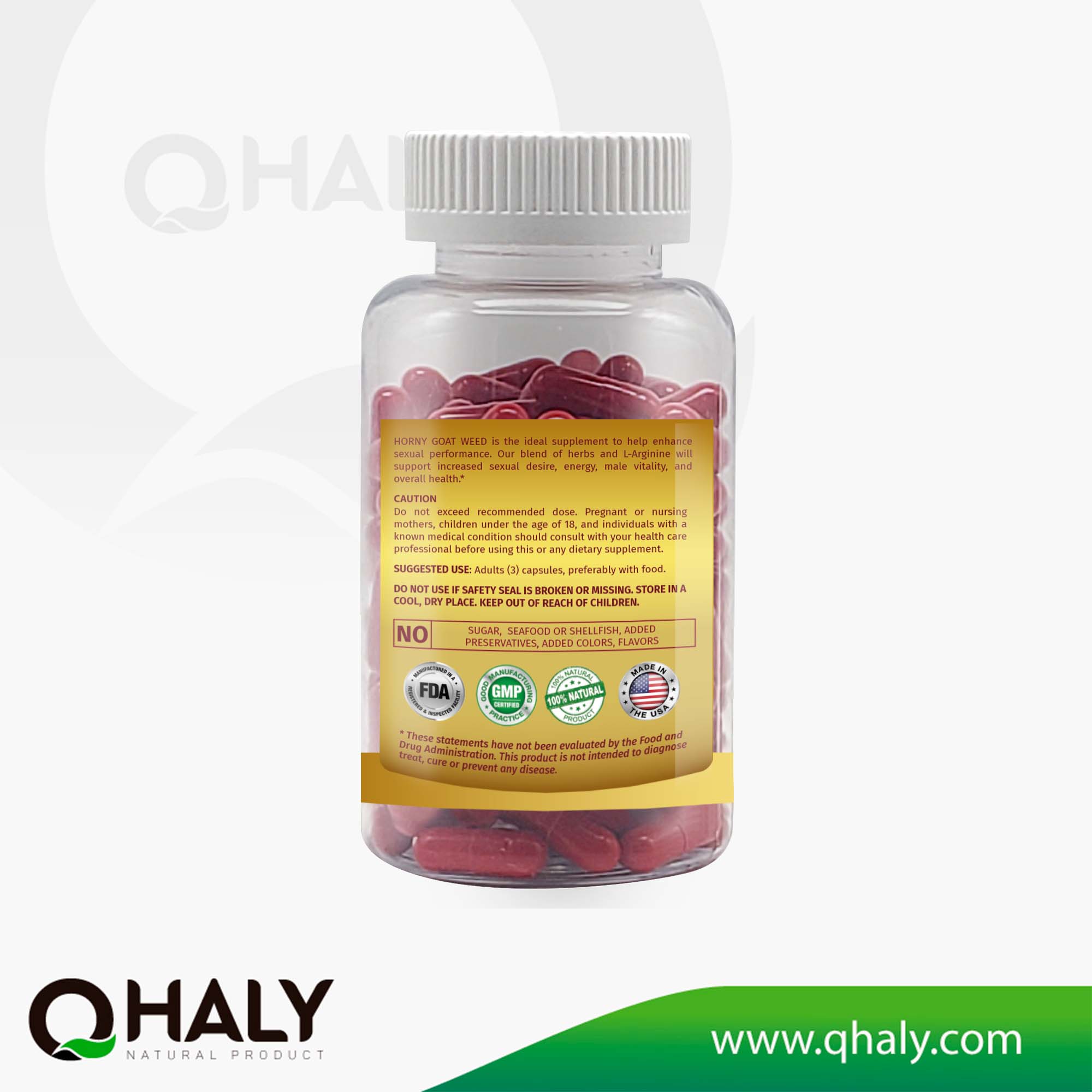 Horny Goat Weed Testosterone Booster 120 Capsules