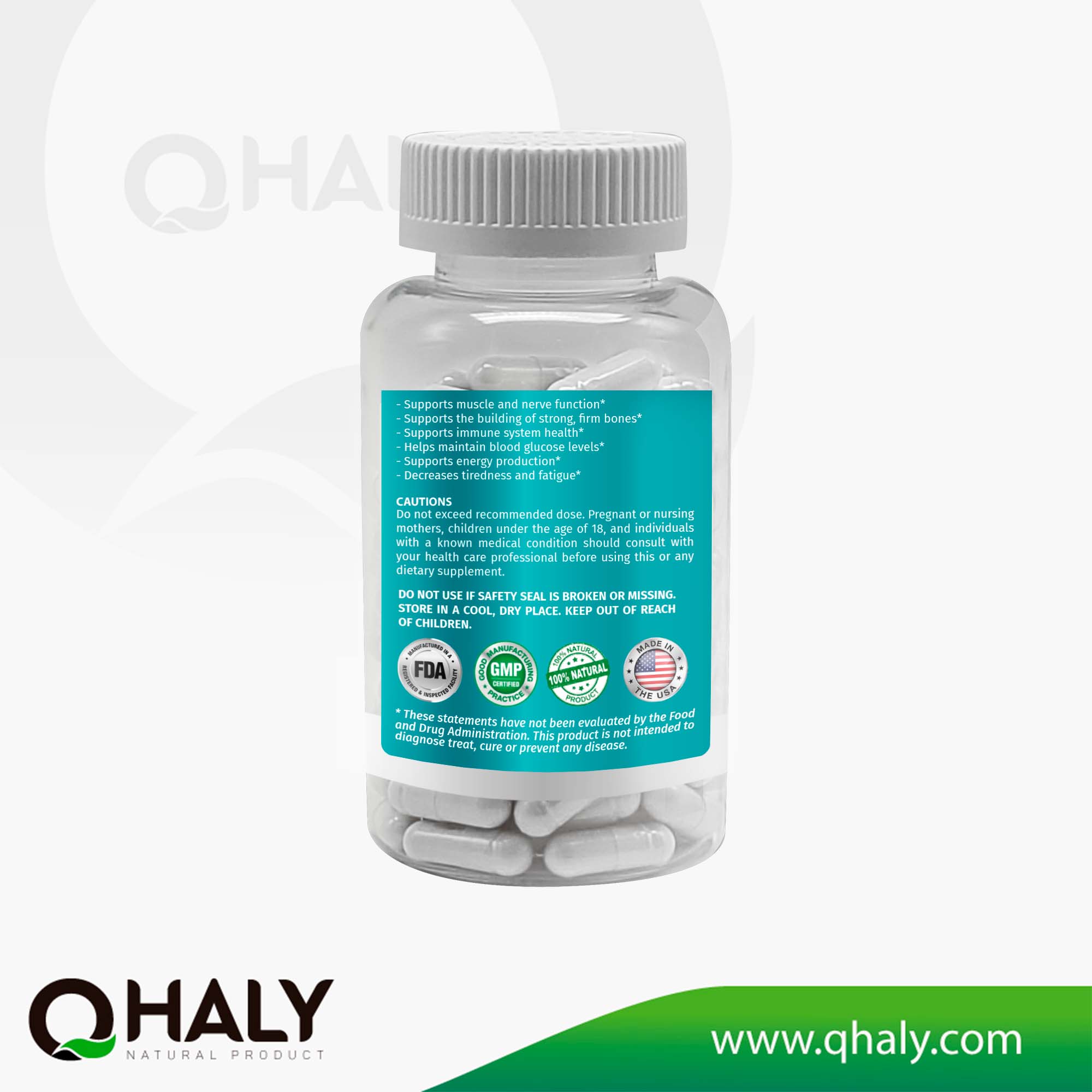 Magnesium 500 mg Citrate Malate Glycinate