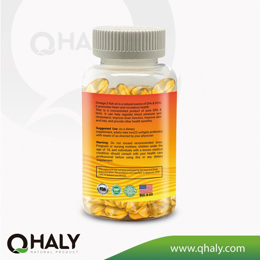 Omega 3 Fish oil 2000mg – 100 softgels