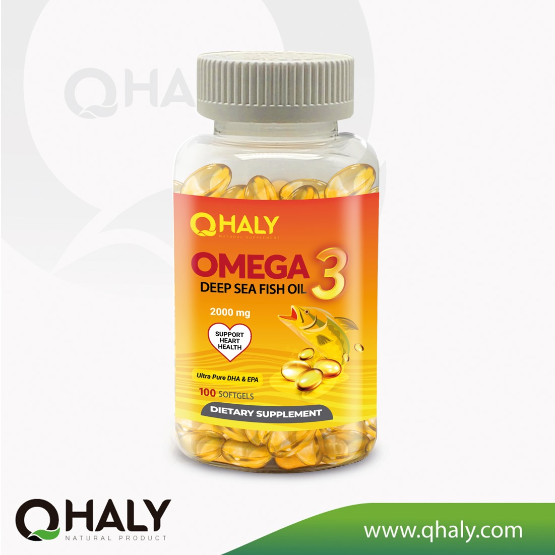 Omega 3 Fish oil 2000mg – 100 softgels