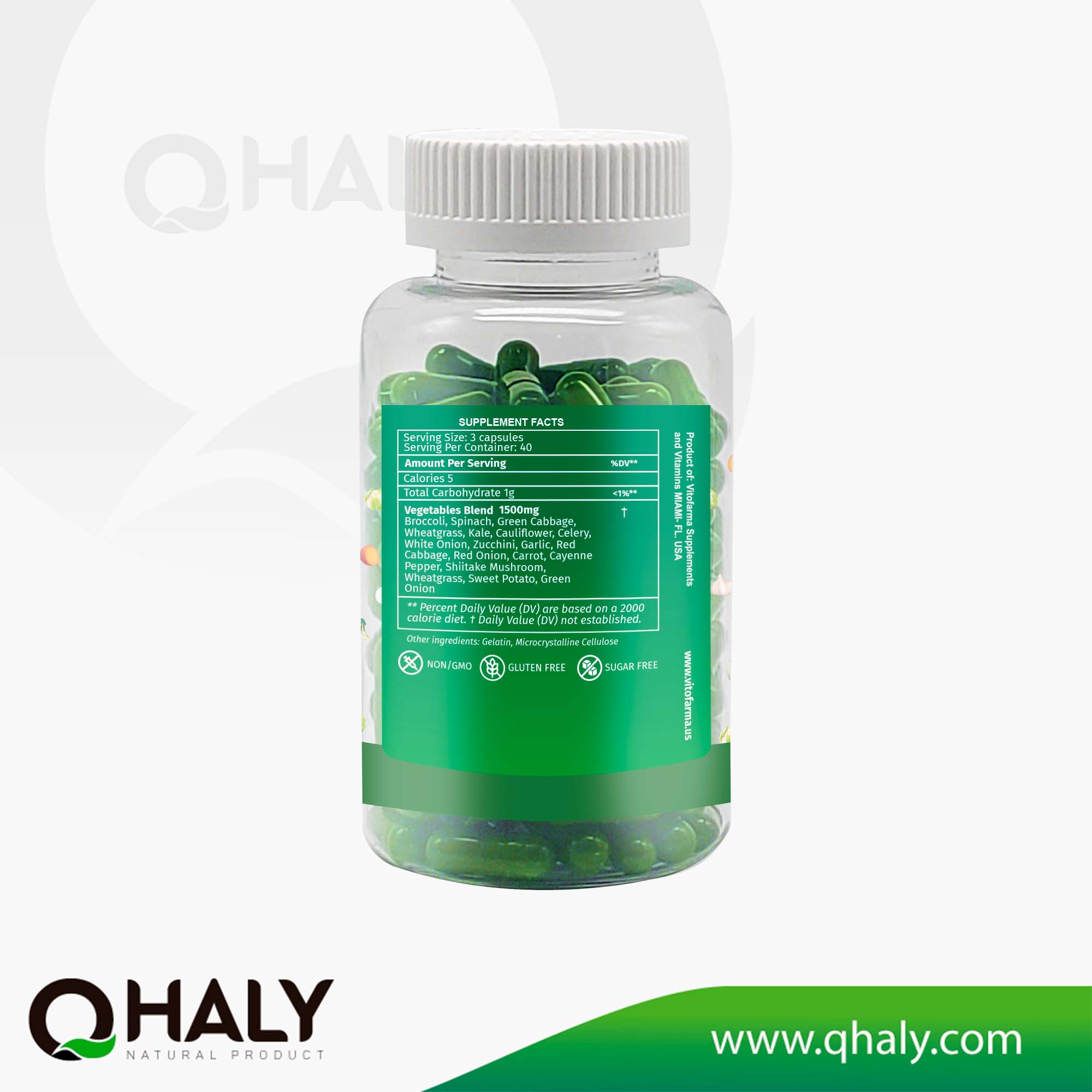 Veggies 1500 mg 120 Capsules