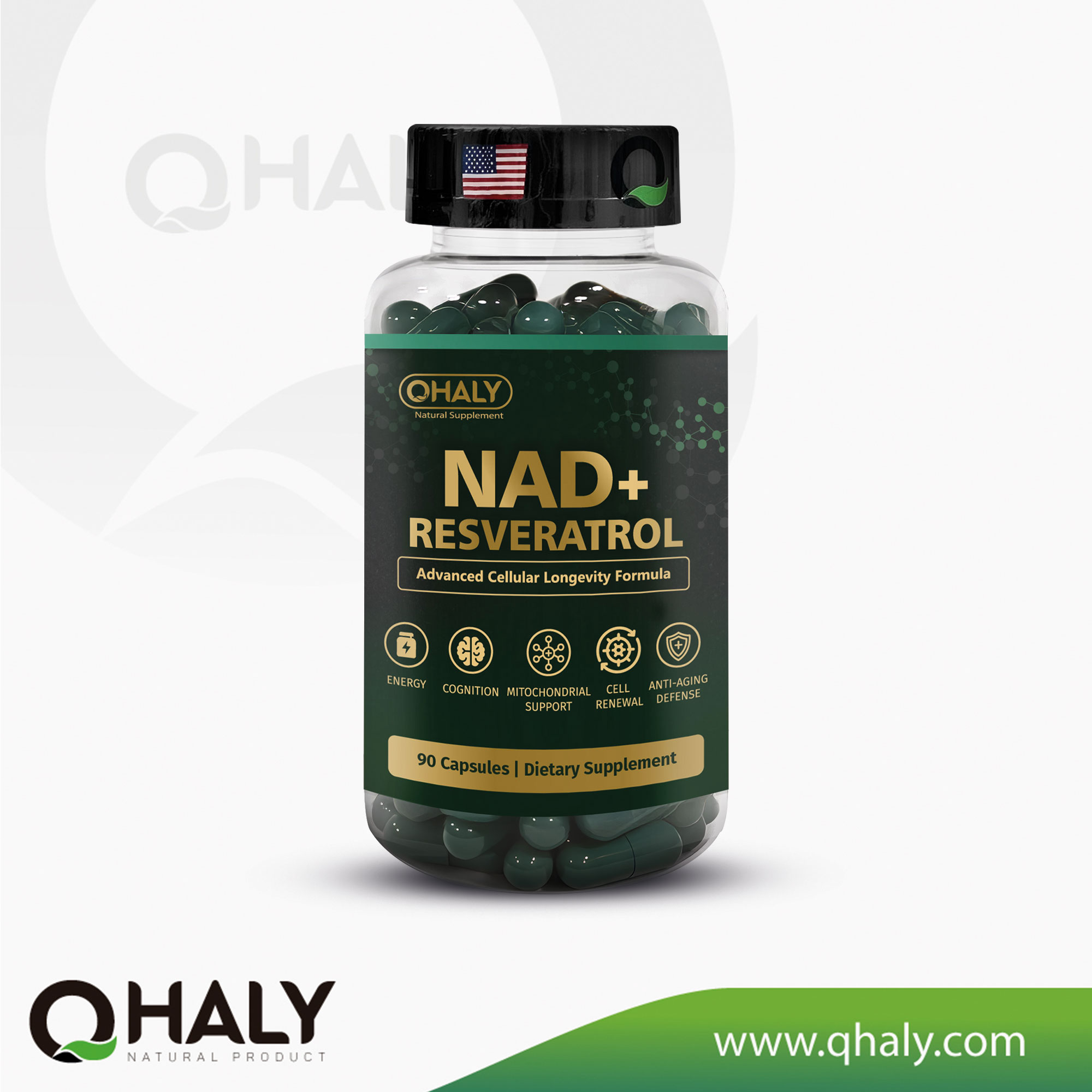 Nad Resveratrol 90 capsules